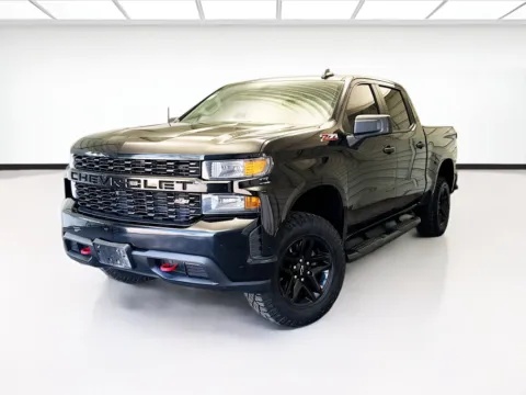 Black 2021 Chevrolet Silverado 1500 Custom Trail Boss for sale in Bellflower, CA