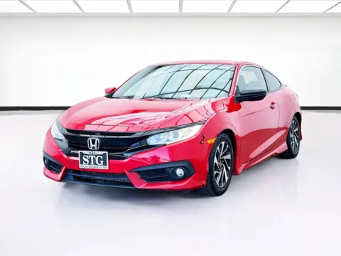 Red 2016 Honda Civic Coupe LX-P for sale in Bellflower, CA