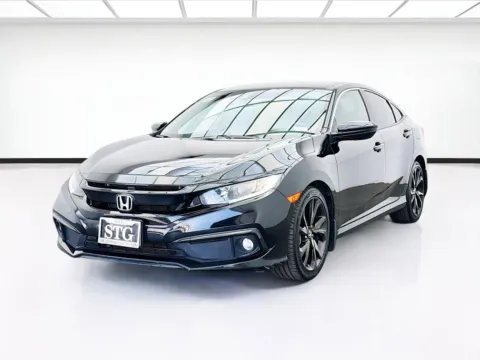Black 2021 Honda Civic Sedan Sport for sale in Bellflower, CA