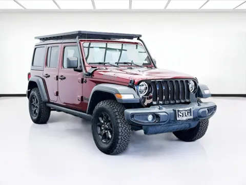 Another view of 2022 Jeep Wrangler Unlimited Willys for sale in Bellflower, CA at STG Bellflower