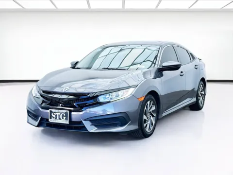 Gray 2018 Honda Civic Sedan EX for sale in Bellflower, CA