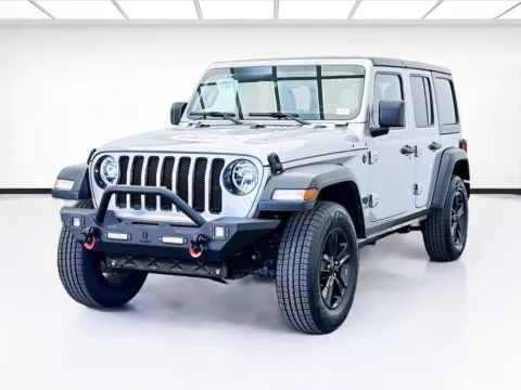 Silver 2021 Jeep Wrangler Unlimited Sport Altitude for sale in Bellflower, CA