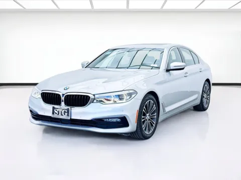 Silver 2018 BMW 5 Series 540i xDrive for sale in Bellflower, CA