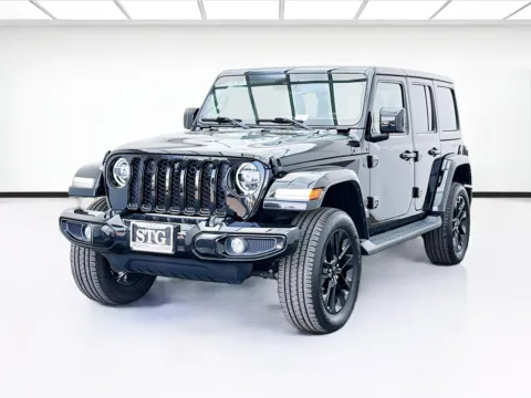 Black 2021 Jeep Wrangler Unlimited Sahara High Altitude for sale in Bellflower, CA