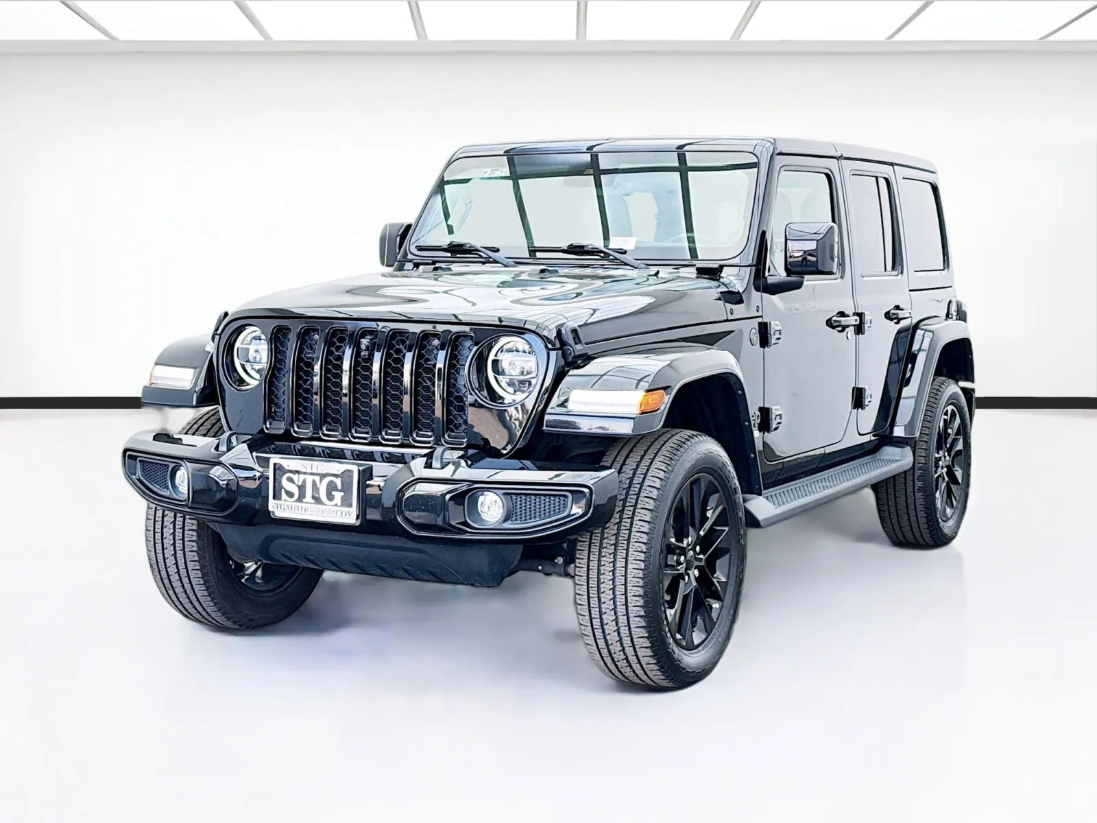 Black 2021 Jeep Wrangler Unlimited Sahara High Altitude for sale in Bellflower, CA