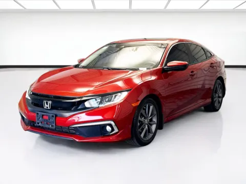 Red 2020 Honda Civic Sedan EX for sale in Bellflower, CA