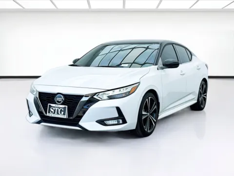 White 2021 Nissan Sentra SR for sale in Bellflower, CA