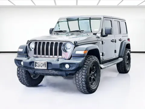 Gray 2019 Jeep Wrangler Unlimited Unlimited Sport S for sale in Bellflower, CA
