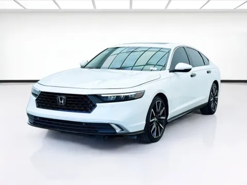 White 2024 Honda Accord Hybrid Touring for sale in Bellflower, CA