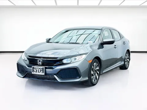 Silver 2018 Honda Civic Hatchback LX for sale in Bellflower, CA