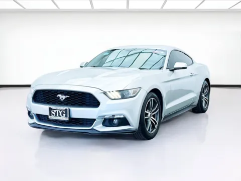 Silver 2017 Ford Mustang EcoBoost Premium for sale in Bellflower, CA