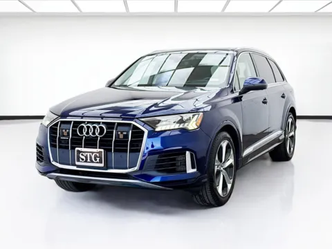 Blue 2020 Audi Q7 55 Prestige quattro for sale in Bellflower, CA