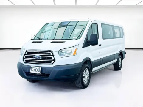 White 2016 Ford Transit Wagon XLT for sale in Bellflower, CA