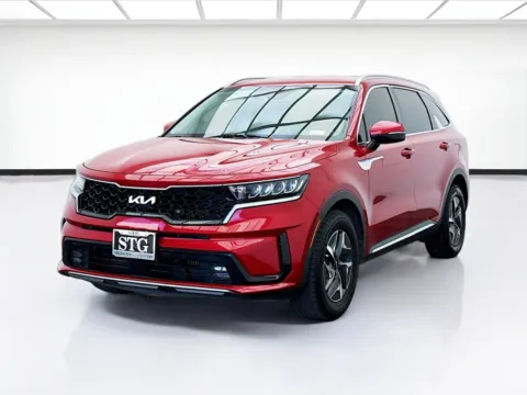 Red 2022 Kia Sorento Hybrid EX for sale in Bellflower, CA