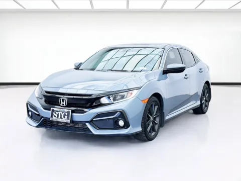 Black 2021 Honda Civic Hatchback EX for sale in Bellflower, CA