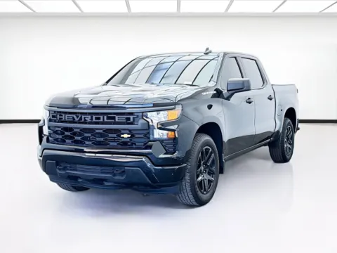 Black 2023 Chevrolet Silverado 1500 Custom for sale in Bellflower, CA