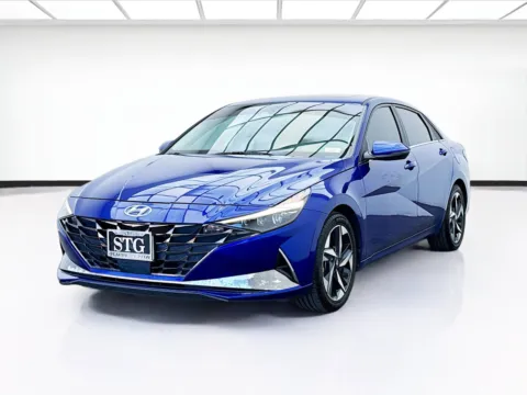 Blue 2021 Hyundai Elantra Hybrid Limited for sale in Bellflower, CA