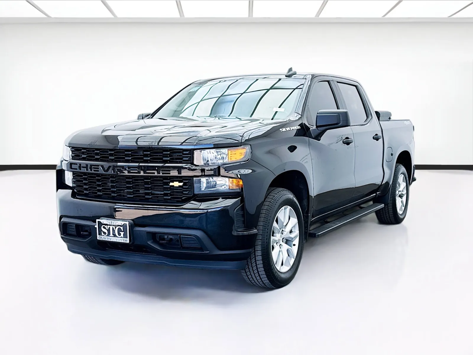 Black 2022 Chevrolet Silverado 1500 LTD Custom for sale in Bellflower, CA