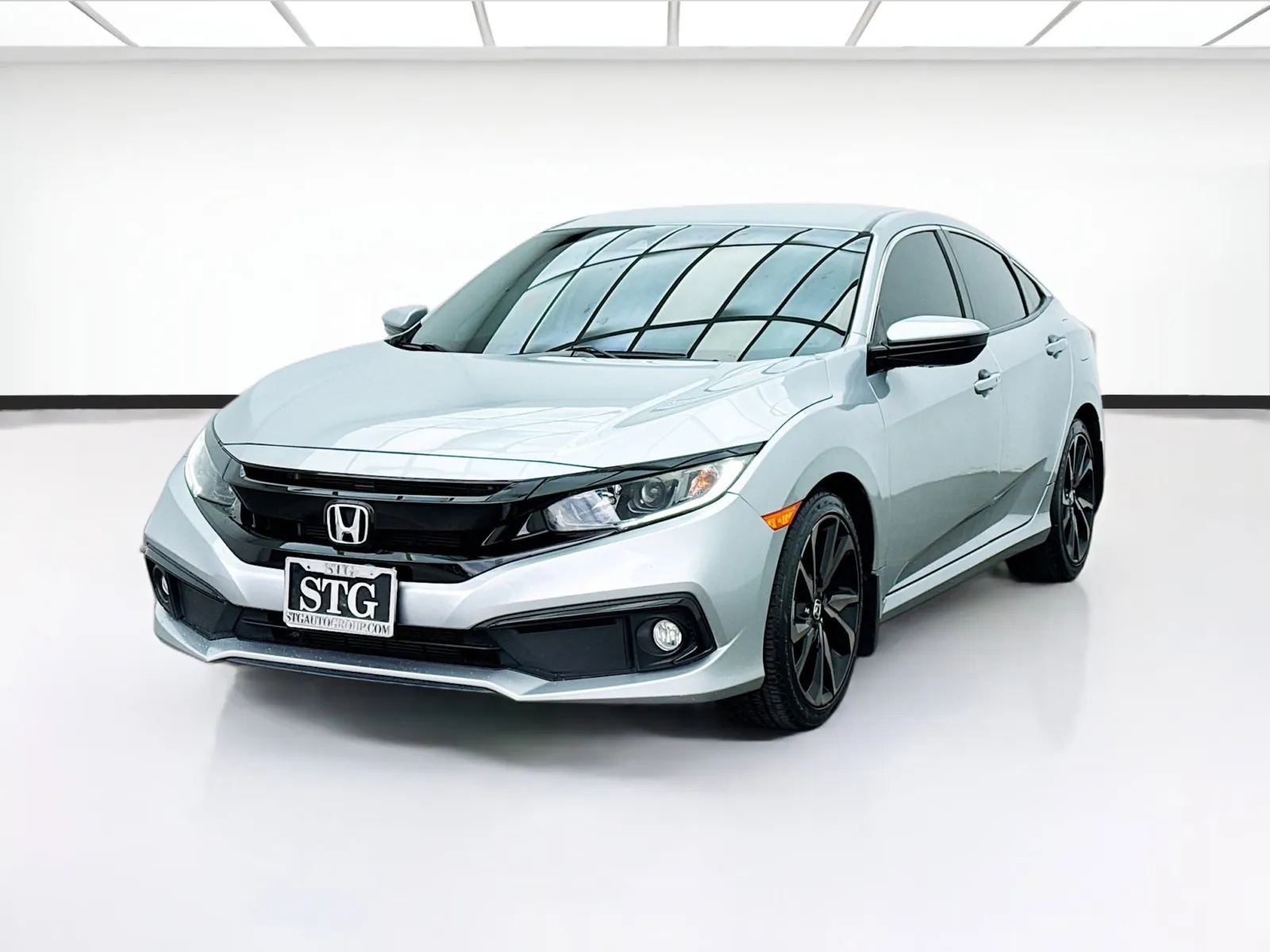 Silver 2021 Honda Civic Sedan Sport for sale in Bellflower, CA