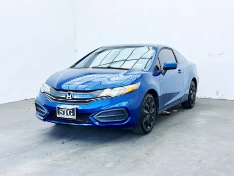 Blue 2014 Honda Civic Coupe LX for sale in Bellflower, CA