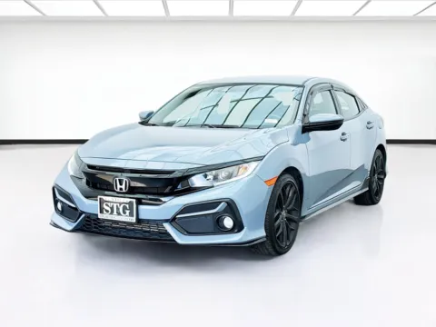 Black 2021 Honda Civic Hatchback Sport for sale in Bellflower, CA