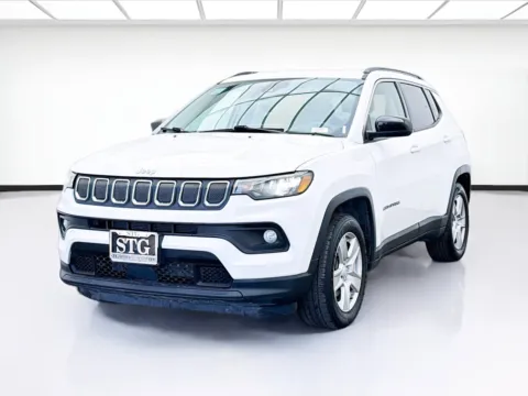 White 2022 Jeep Compass Latitude for sale in Bellflower, CA