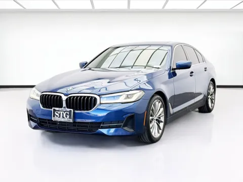Blue 2021 BMW 5 Series 530i for sale in Bellflower, CA