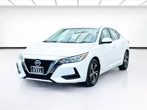 White 2021 Nissan Sentra SV for sale in Bellflower, CA
