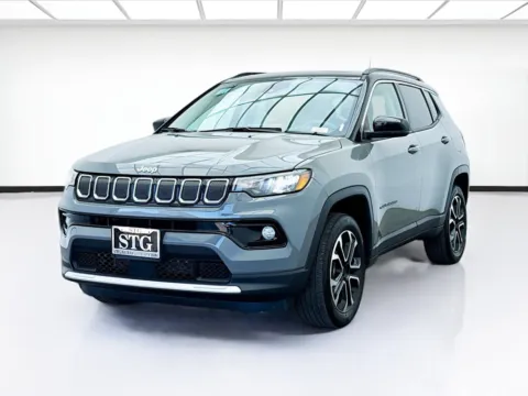 Gray 2022 Jeep Compass Limited for sale in Bellflower, CA