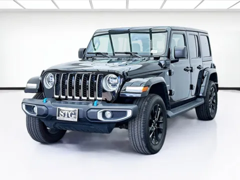 Black 2023 Jeep Wrangler 4xe Sahara 4xe for sale in Bellflower, CA