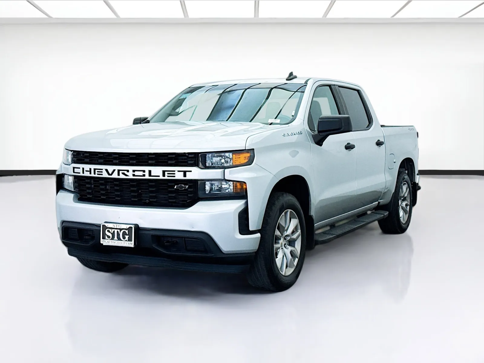 Silver 2019 Chevrolet Silverado 1500 Custom for sale in Bellflower, CA