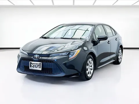 Black 2020 Toyota Corolla LE for sale in Bellflower, CA