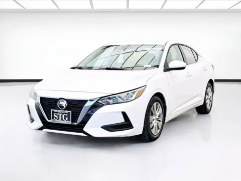 White 2021 Nissan Sentra S for sale in Bellflower, CA