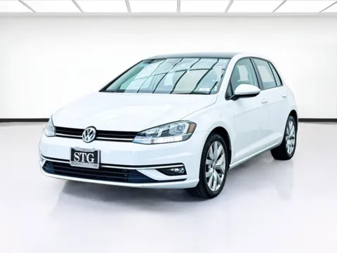White 2019 Volkswagen Golf TSI SE 4-Door for sale in Bellflower, CA