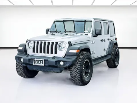 Silver 2021 Jeep Wrangler Unlimited Sport S for sale in Bellflower, CA