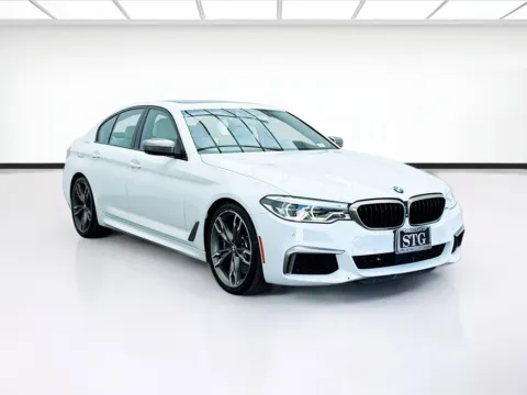 Another view of 2020 BMW 5 Series M550i xDrive for sale in Bellflower, CA at STG Bellflower