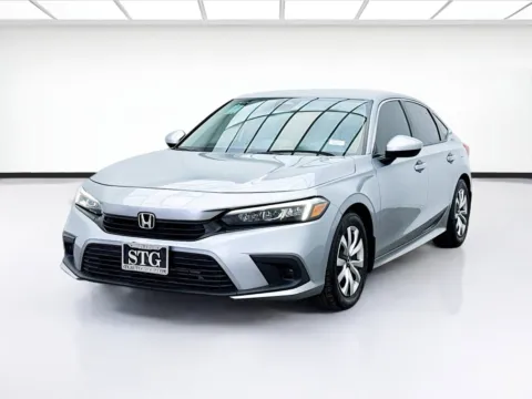 Silver 2023 Honda Civic Sedan LX for sale in Bellflower, CA