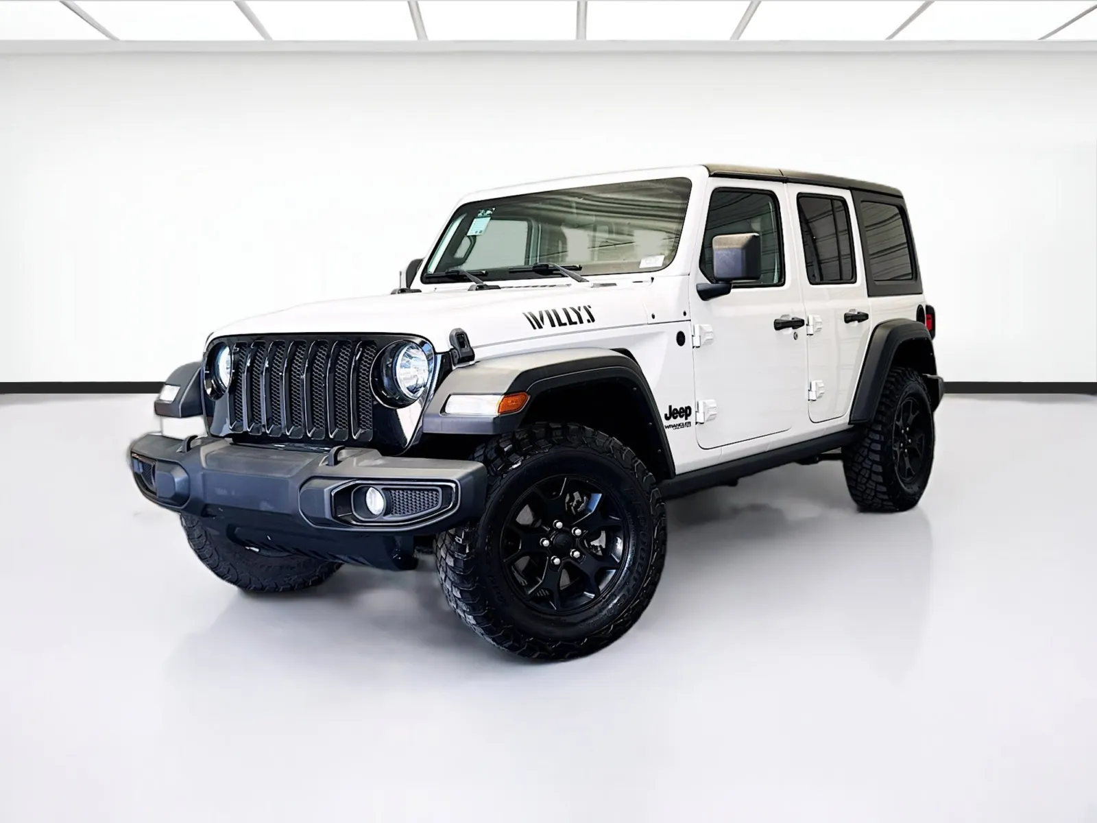 White 2021 Jeep Wrangler Unlimited Willys for sale in Bellflower, CA