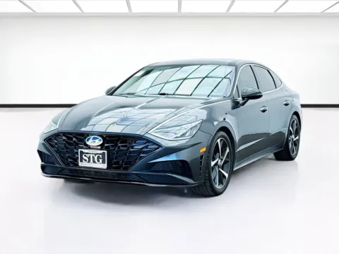 Gray 2021 Hyundai Sonata SEL Plus for sale in Bellflower, CA