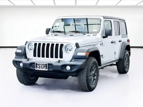 Silver 2024 Jeep Wrangler Sport S for sale in Bellflower, CA