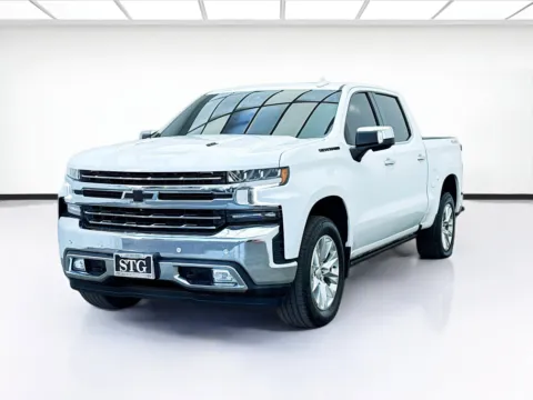 White 2021 Chevrolet Silverado 1500 LTZ for sale in Bellflower, CA