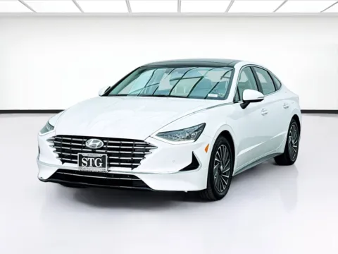 White 2023 Hyundai Sonata Hybrid Limited for sale in Bellflower, CA