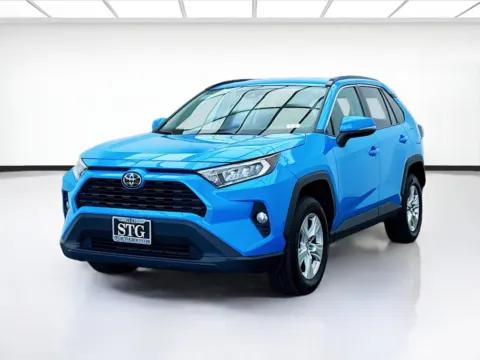 Blue 2021 Toyota RAV4 XLE for sale in Bellflower, CA