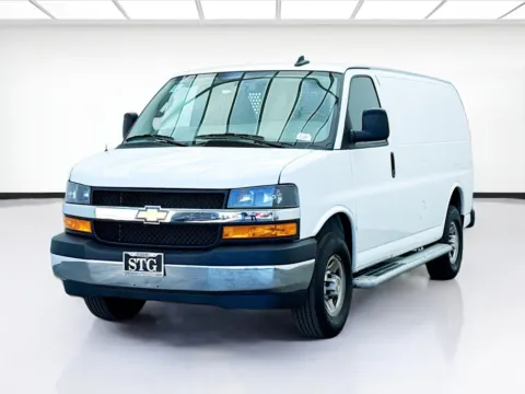 White 2024 Chevrolet Express Cargo Van Work Van Cargo for sale in Bellflower, CA