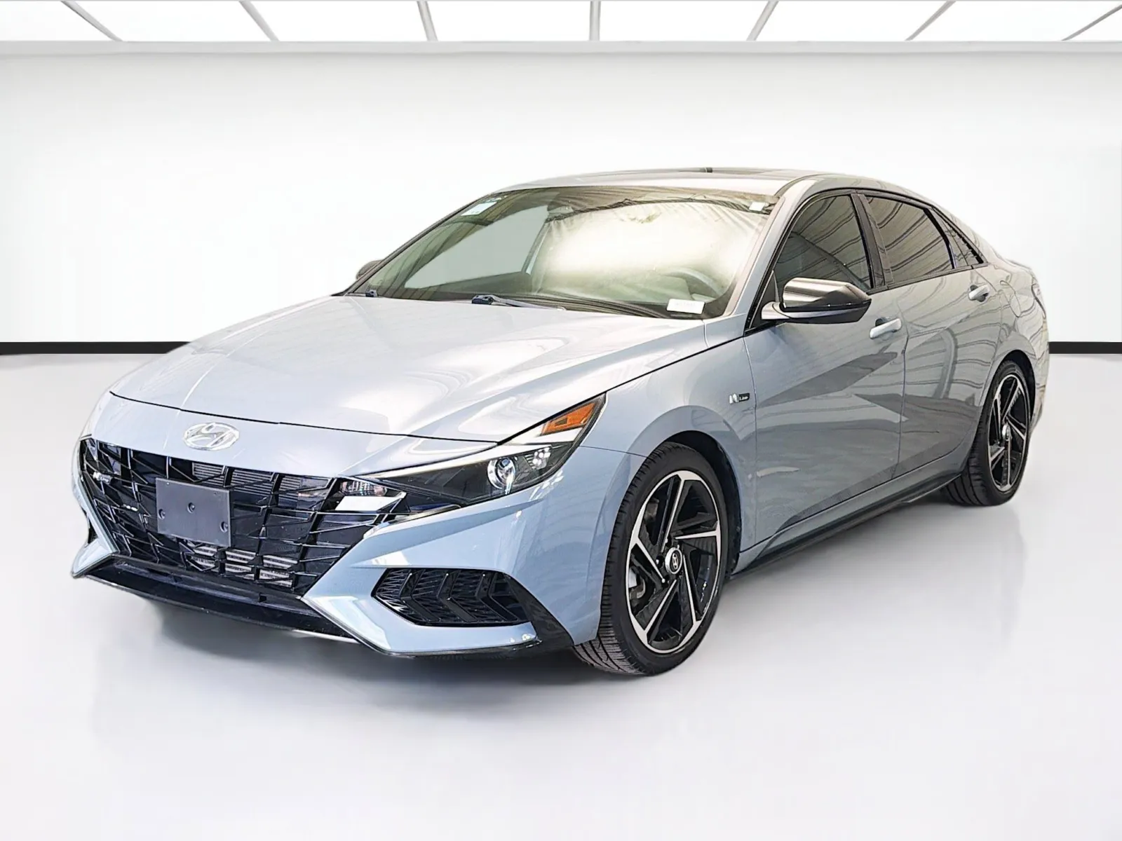 Gray 2021 Hyundai Elantra N Line for sale in Montclair, CA