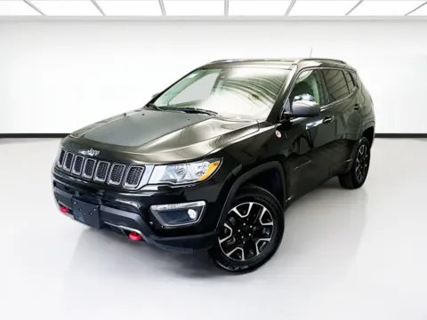 Black 2021 Jeep Compass Trailhawk for sale in Montclair, CA