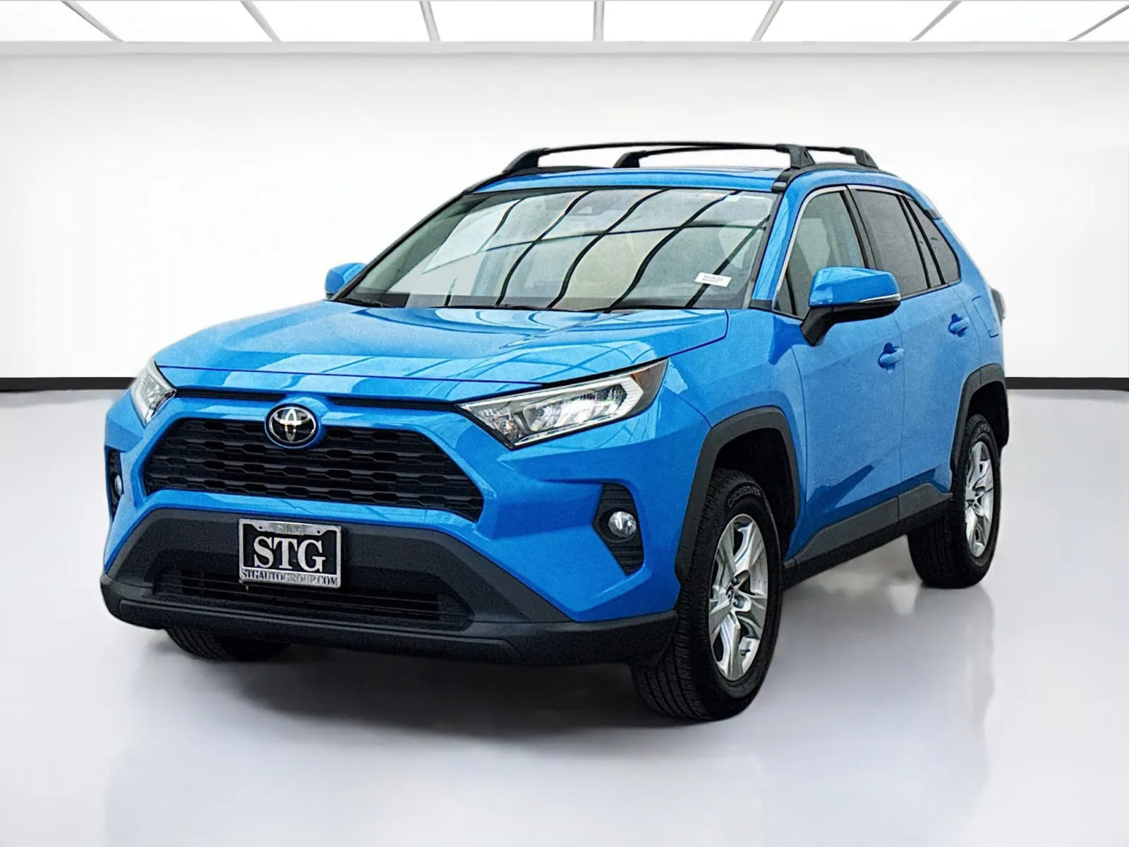 Blue 2019 Toyota RAV4 XLE for sale in Montclair, CA