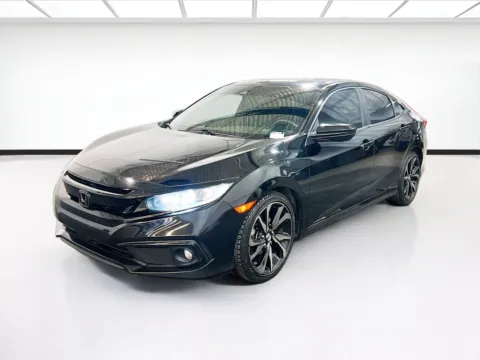 Black 2019 Honda Civic Sedan Sport for sale in Montclair, CA