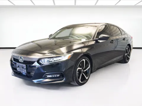 Black 2018 Honda Accord Sedan Sport for sale in Montclair, CA