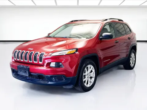 Red 2017 Jeep Cherokee Sport for sale in Montclair, CA
